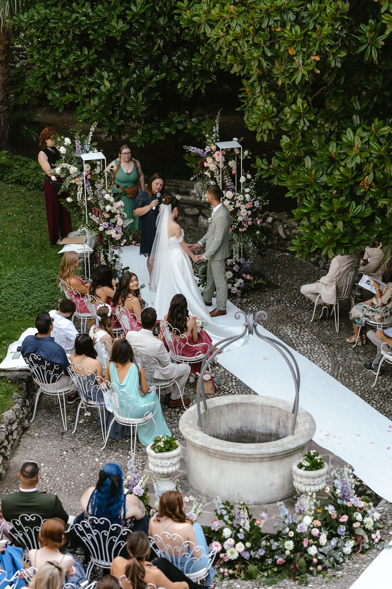 Wedding ceremonyLake Como. Villa Giuilia Wedding Venue. Lake Como Wedding Photographer. Destination Wedding Photographer