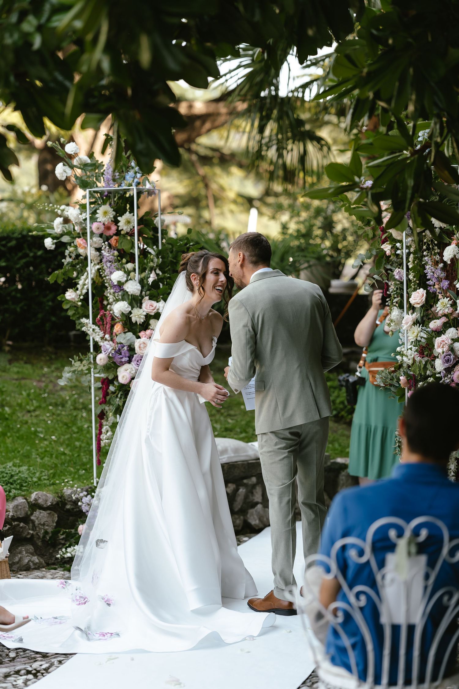 Wedding ceremonyLake Como. Villa Giuilia Wedding Venue. Lake Como Wedding Photographer. Destination Wedding Photographer