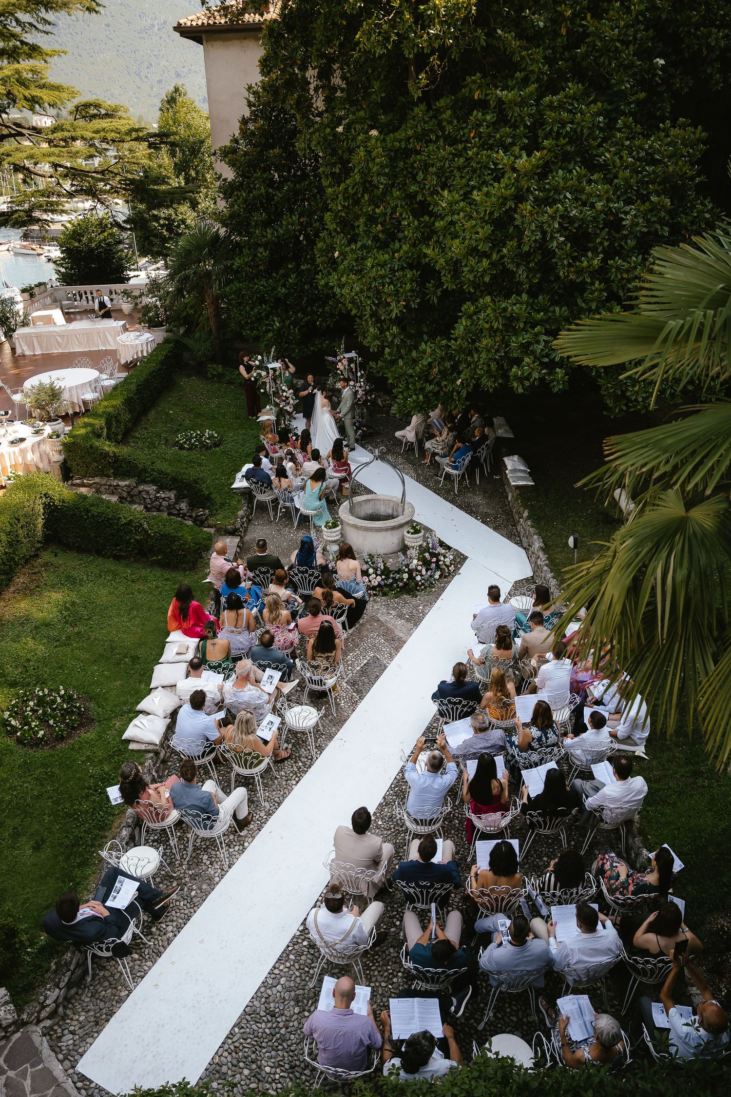 Wedding ceremonyLake Como. Villa Giuilia Wedding Venue. Lake Como Wedding Photographer. Destination Wedding Photographer