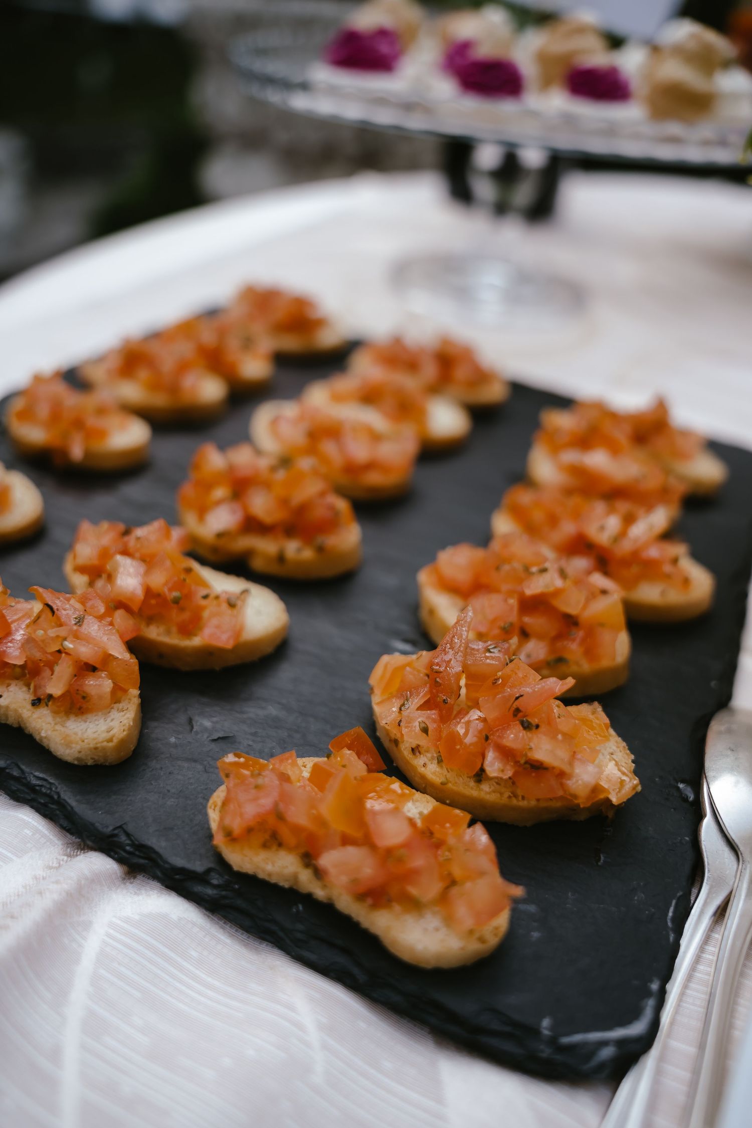 Wedding food on Lake Como. Villa Giuilia Wedding Venue. Lake Como Wedding Photographer. Destination Wedding Photographer