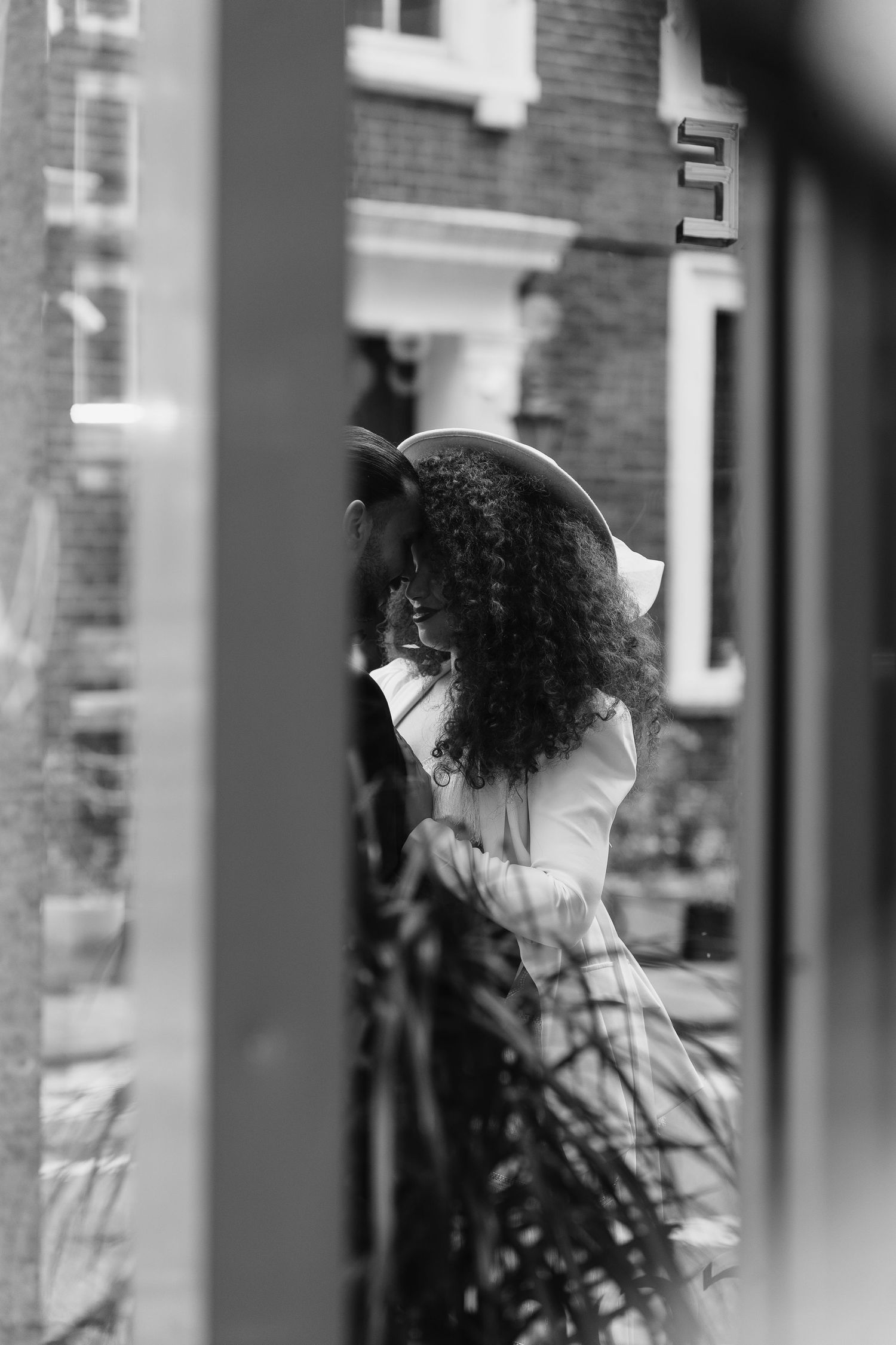 Relaxed wedding couple at The Hoxton, Holborn. London Wedding Photographer.