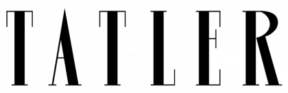 Tatler magazine logo in bold black serif typography on a clean white background.