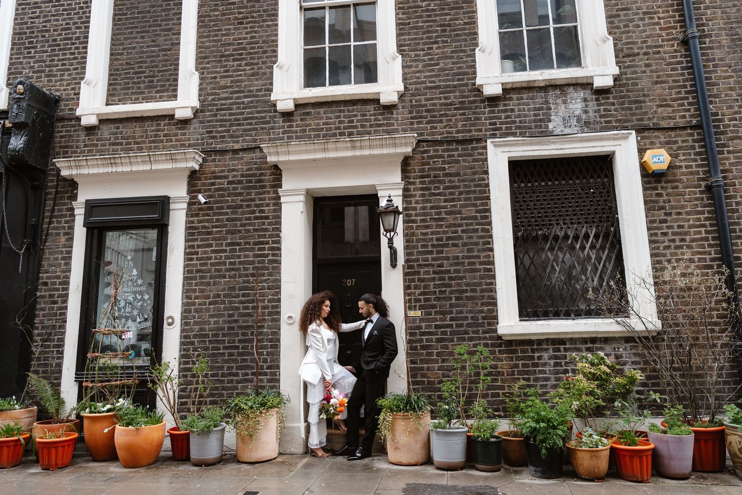 Relaxed wedding couple at The Hoxton, Holborn. London Wedding Photographer.