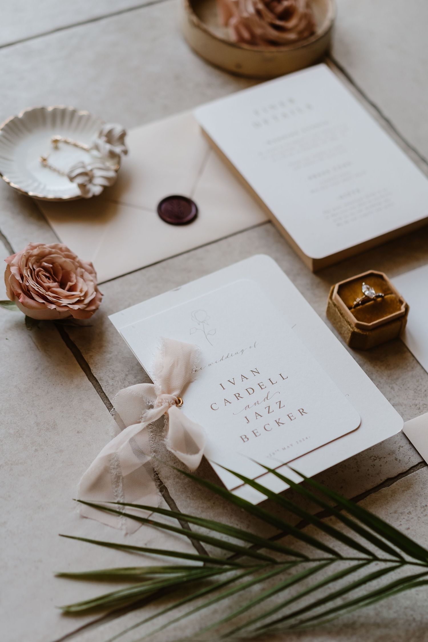 Simple elegant stationary by Dove and Lace