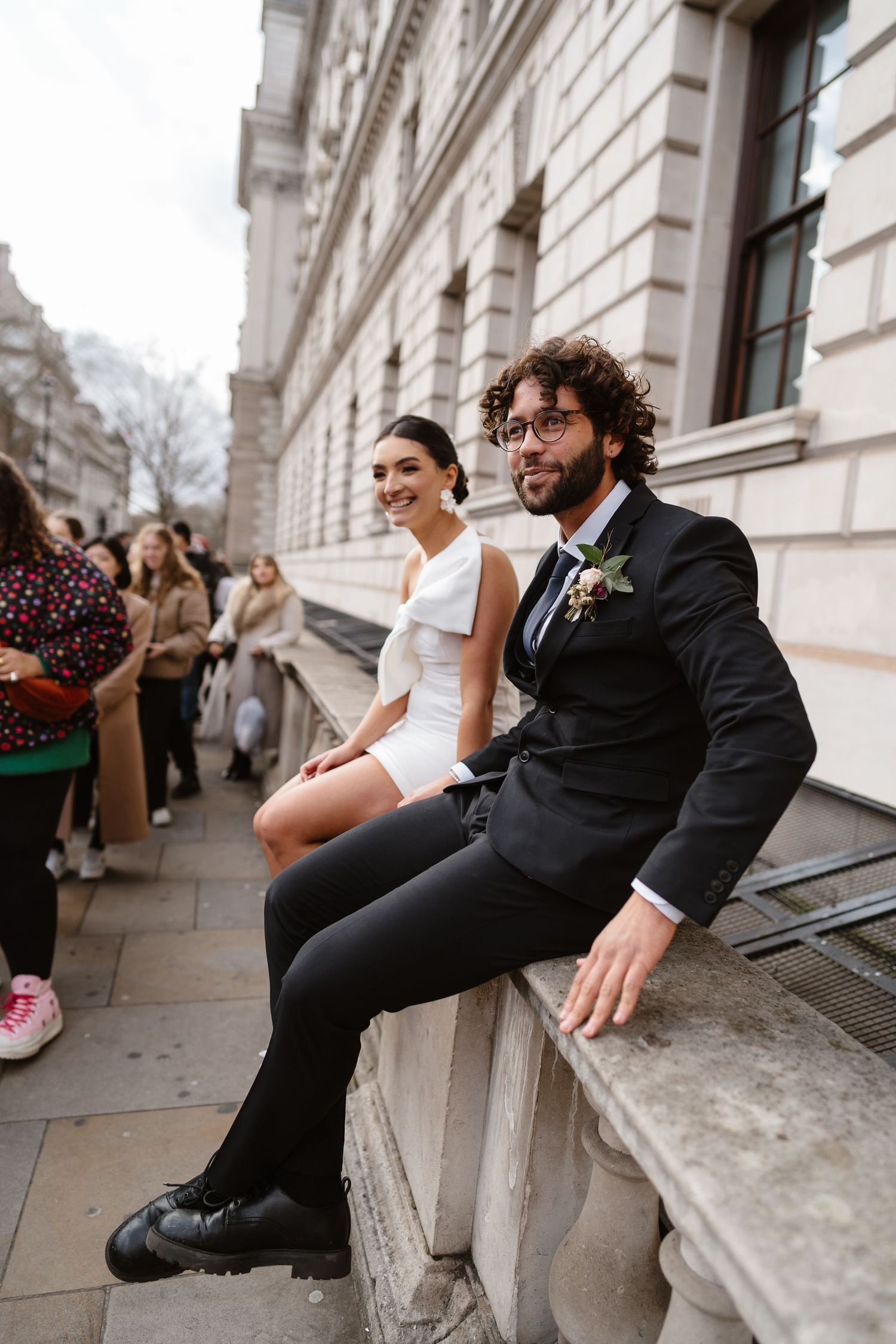 Wedding elopement London. Relaxed,Natural wedding photos Big Ben & Westminster River Thames. London Wedding photographer