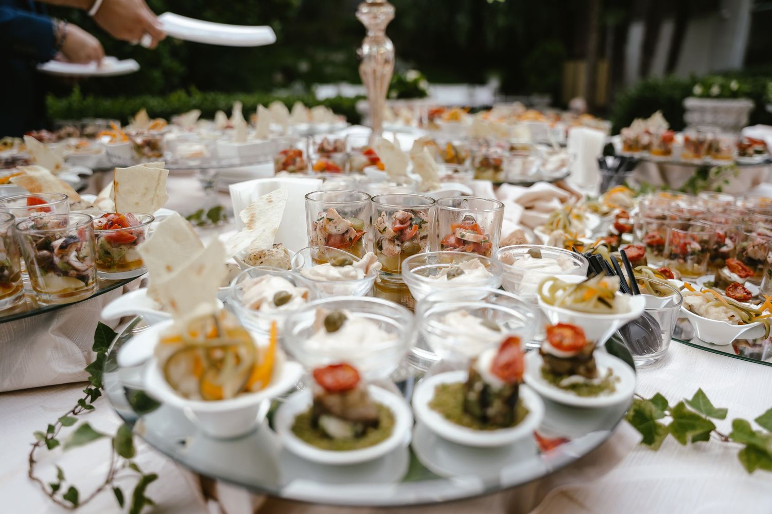 Wedding food on Lake Como. Villa Giuilia Wedding Venue. Lake Como Wedding Photographer. Destination Wedding Photographer