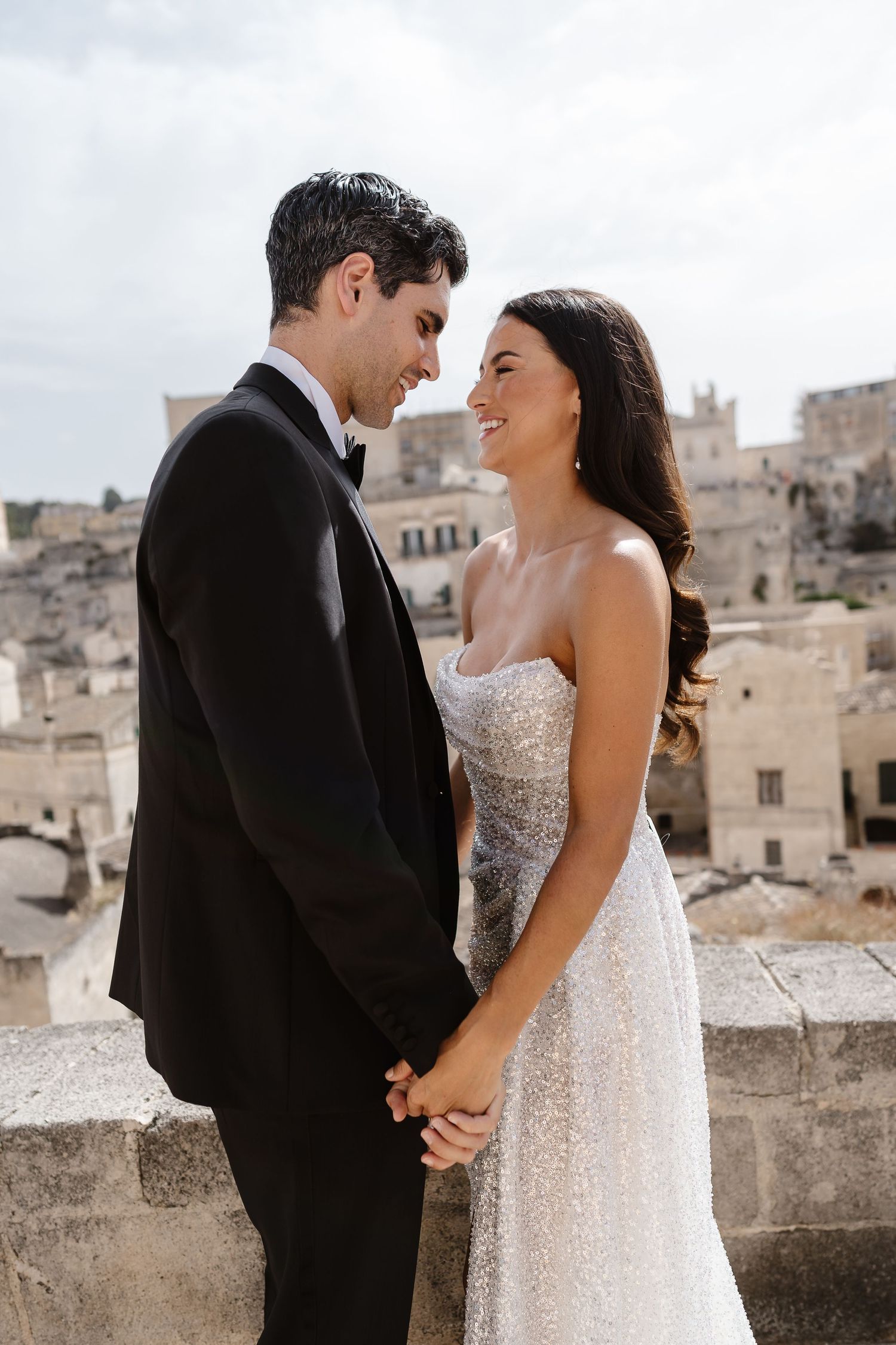 Stealing a tender intimate moment. Sassi de Matera Italy
