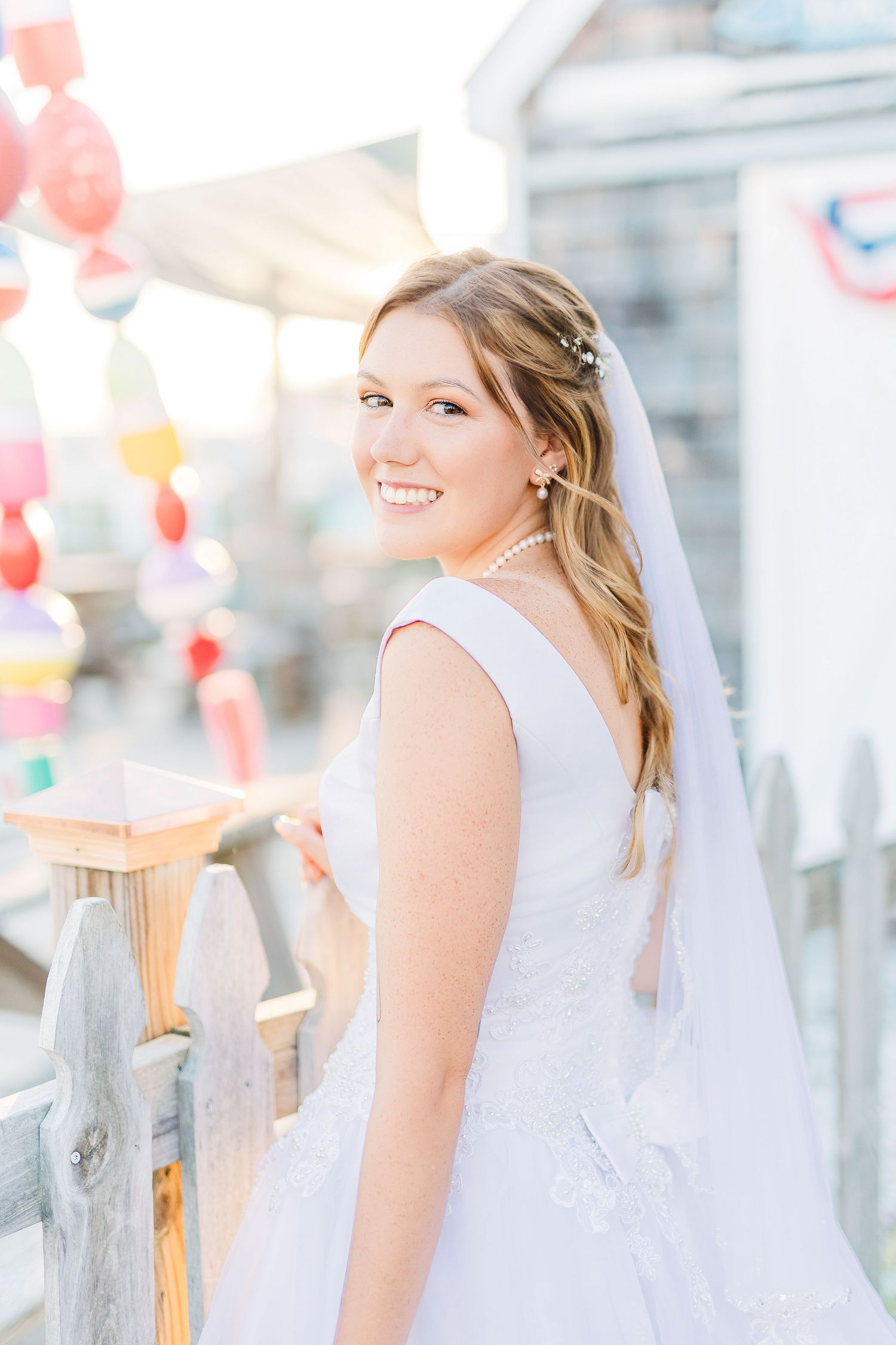 Wrightsville Beach wedding classic light and airy Southport elopement