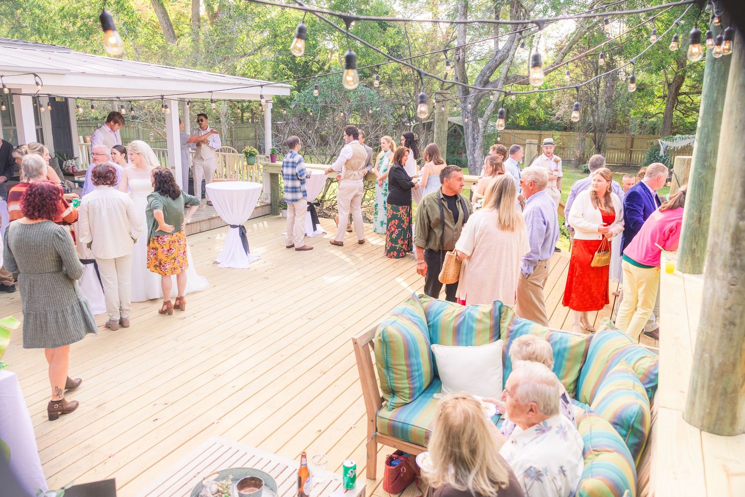 Wedding party members wedding groom bride wilmington photographer light and airy classic Wrightsville Beach