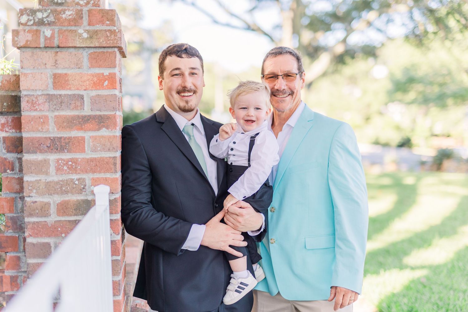 Casual outdoor family photos southport elopement wedding bride groom light and airy classic