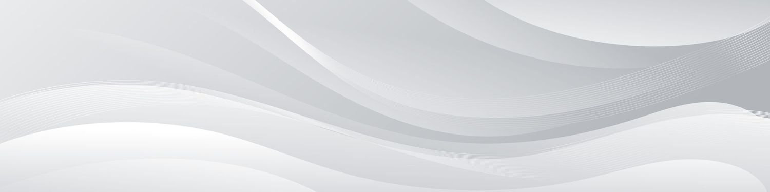 Abstract white and gray curved lines creating a minimal wave pattern design.