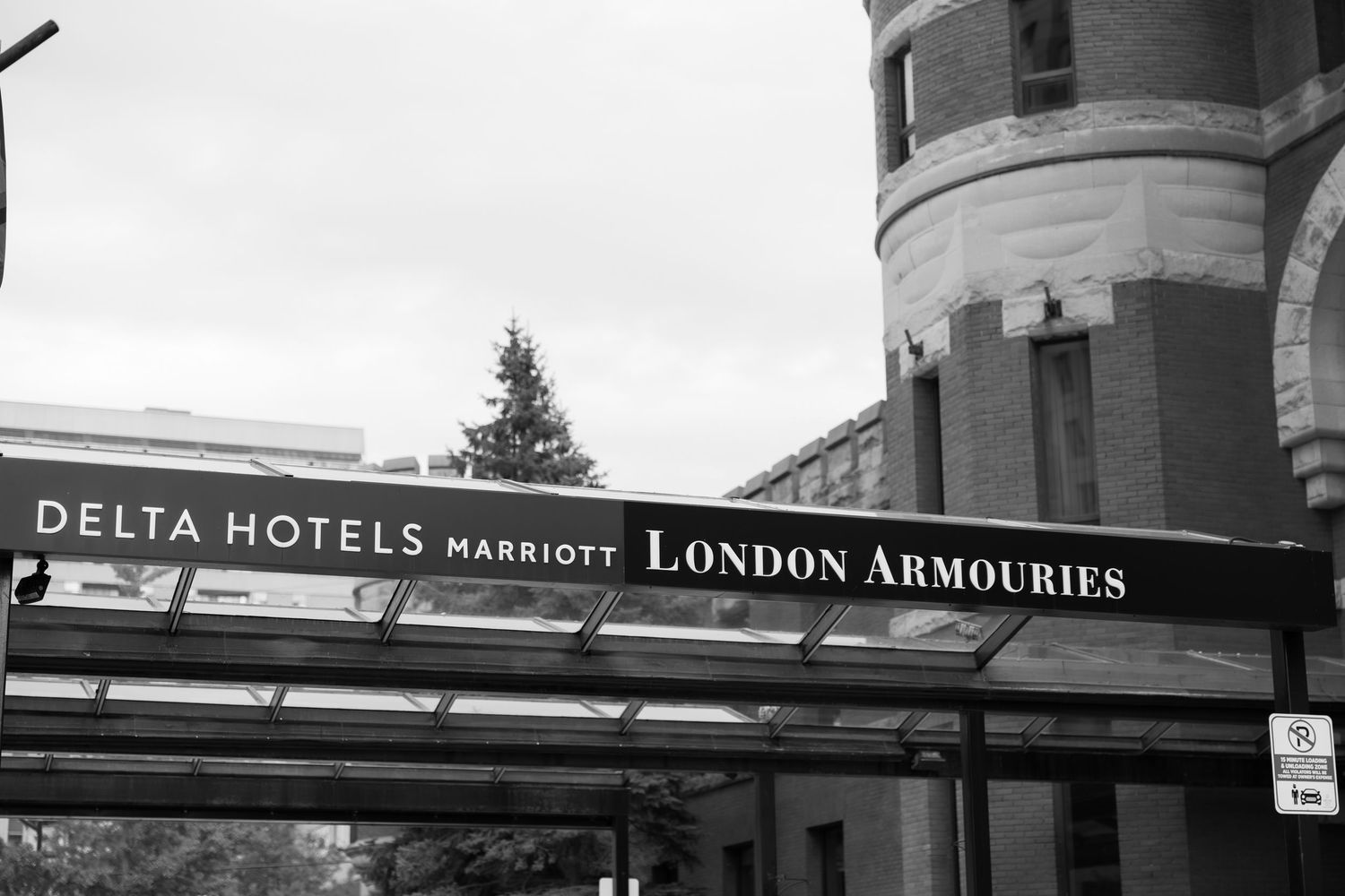 Exterior view of the Delta Hotels Marriott London Armouries building with classic architecture.