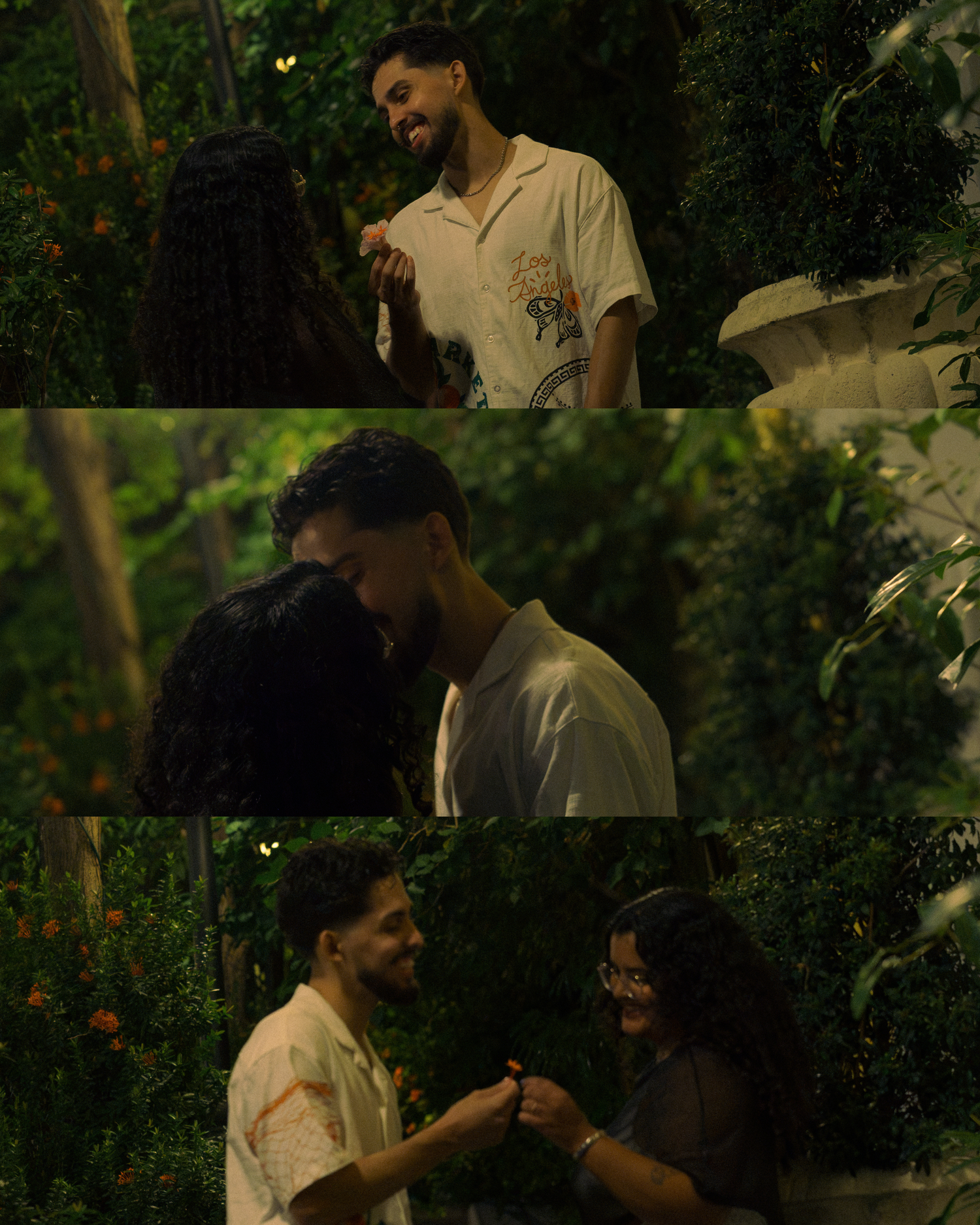 intimate, cinematic and dreamy couples photoshoot that feels like movie still.