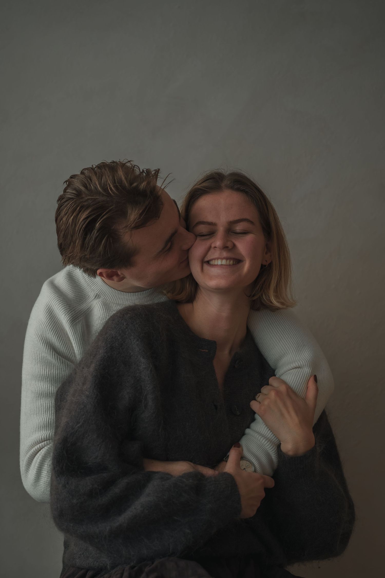 Studio shoot Evianne en Matthijs