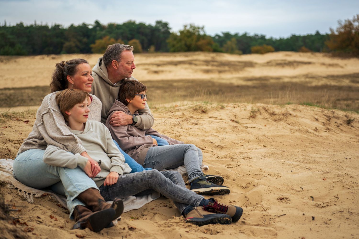Shoot Kootwijkerzand, gezin Janneke
