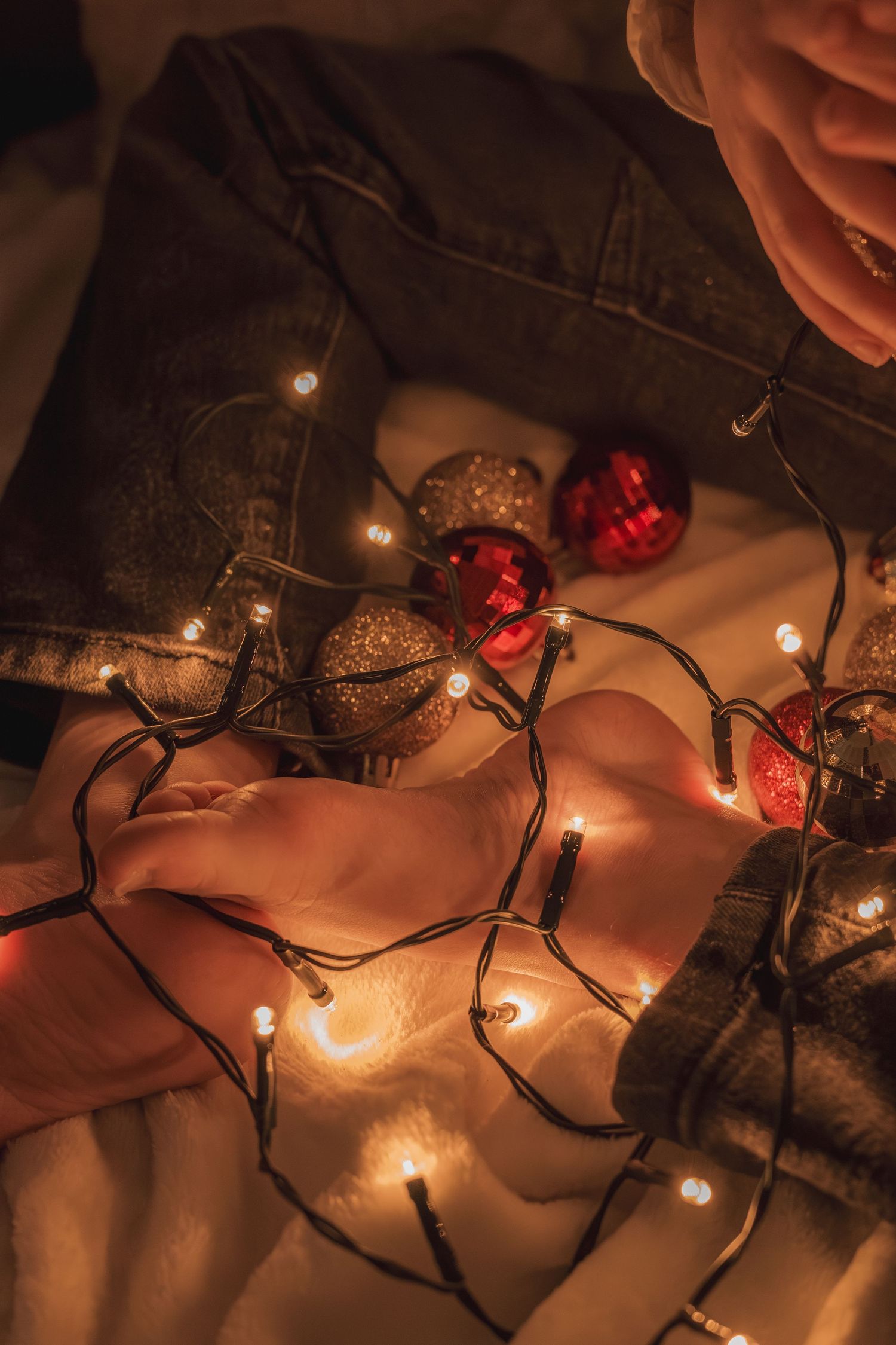 Kerstlichtjesshoot