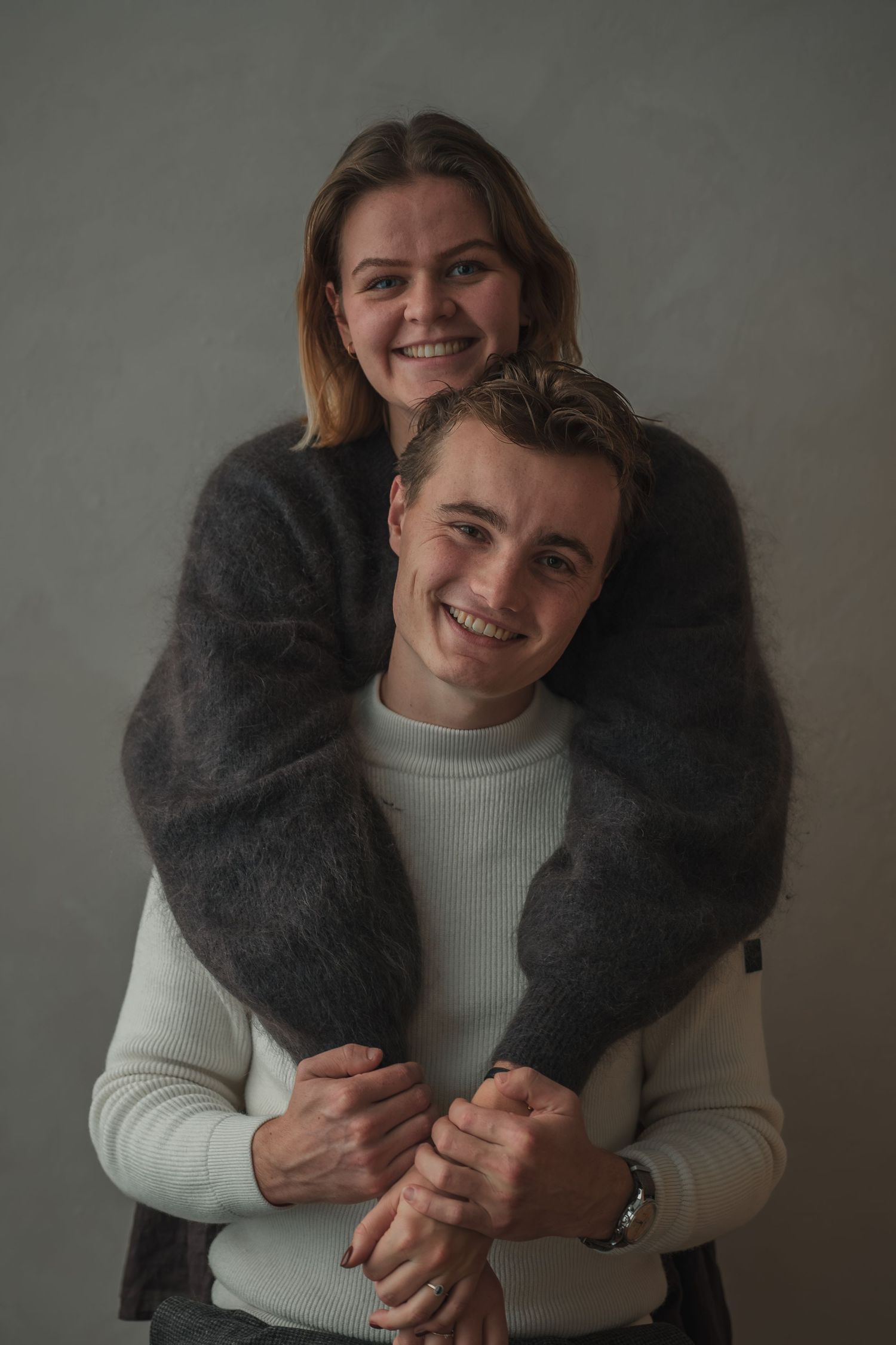 Studio shoot Evianne en Matthijs