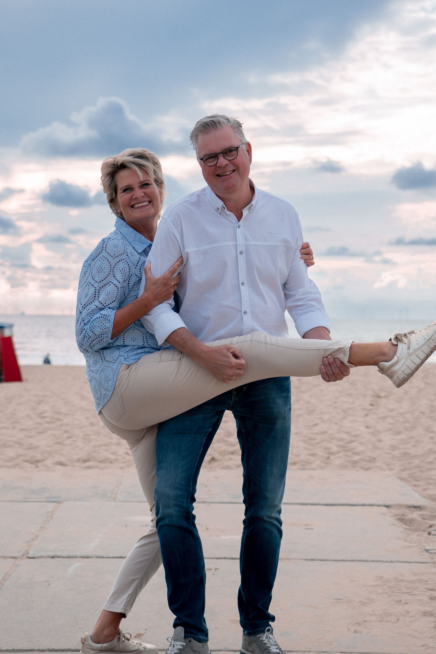 Shoot strand Katwijk, John en Mieke