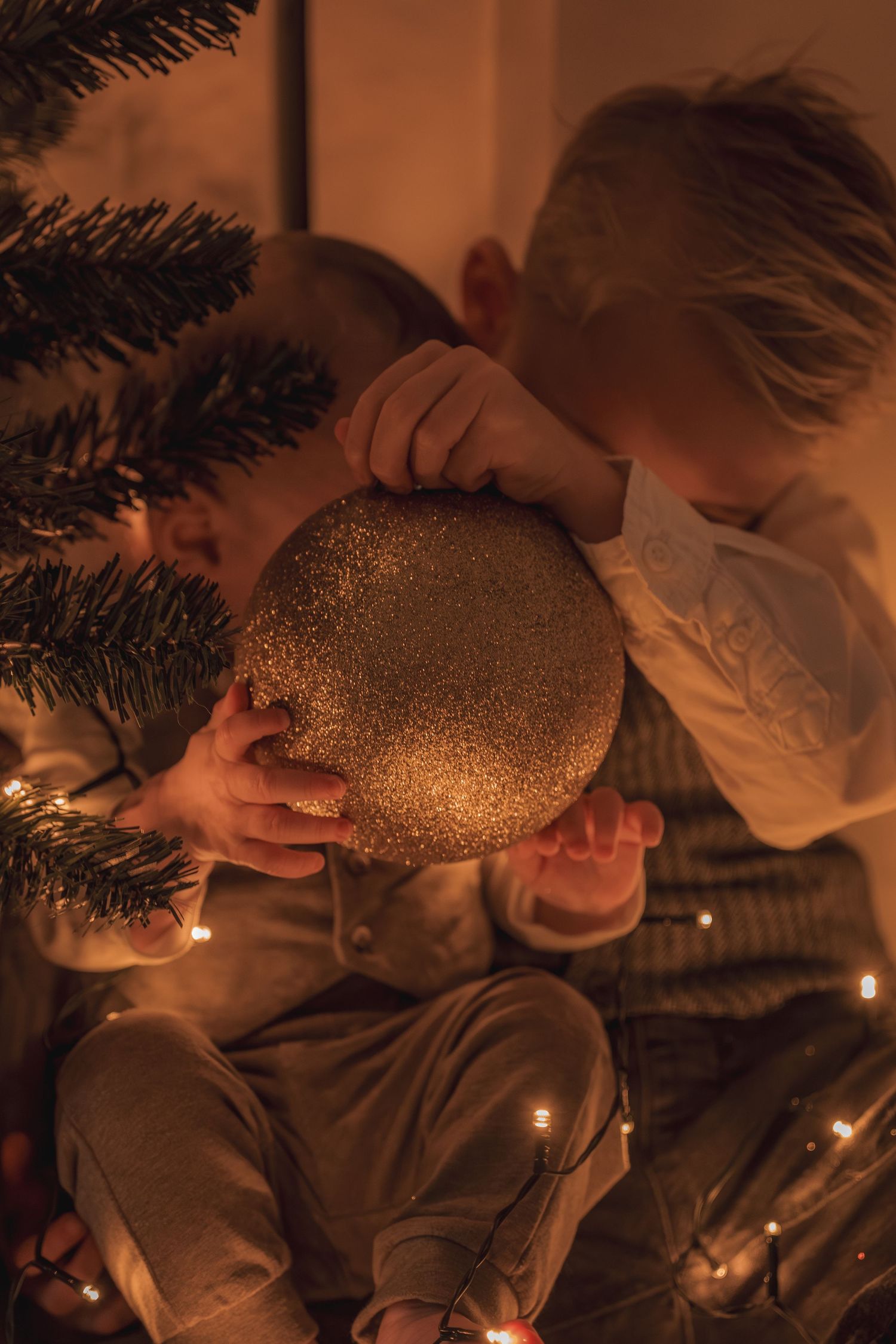 Kerstlichtjesshoot