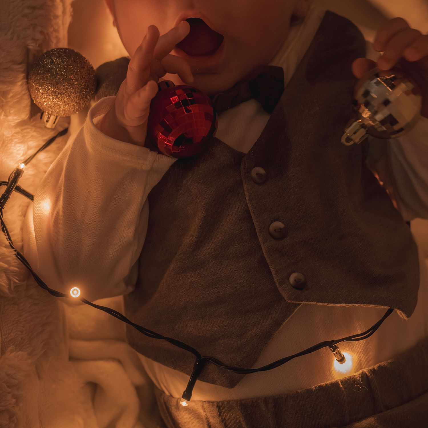Kerstlichtjesshoot