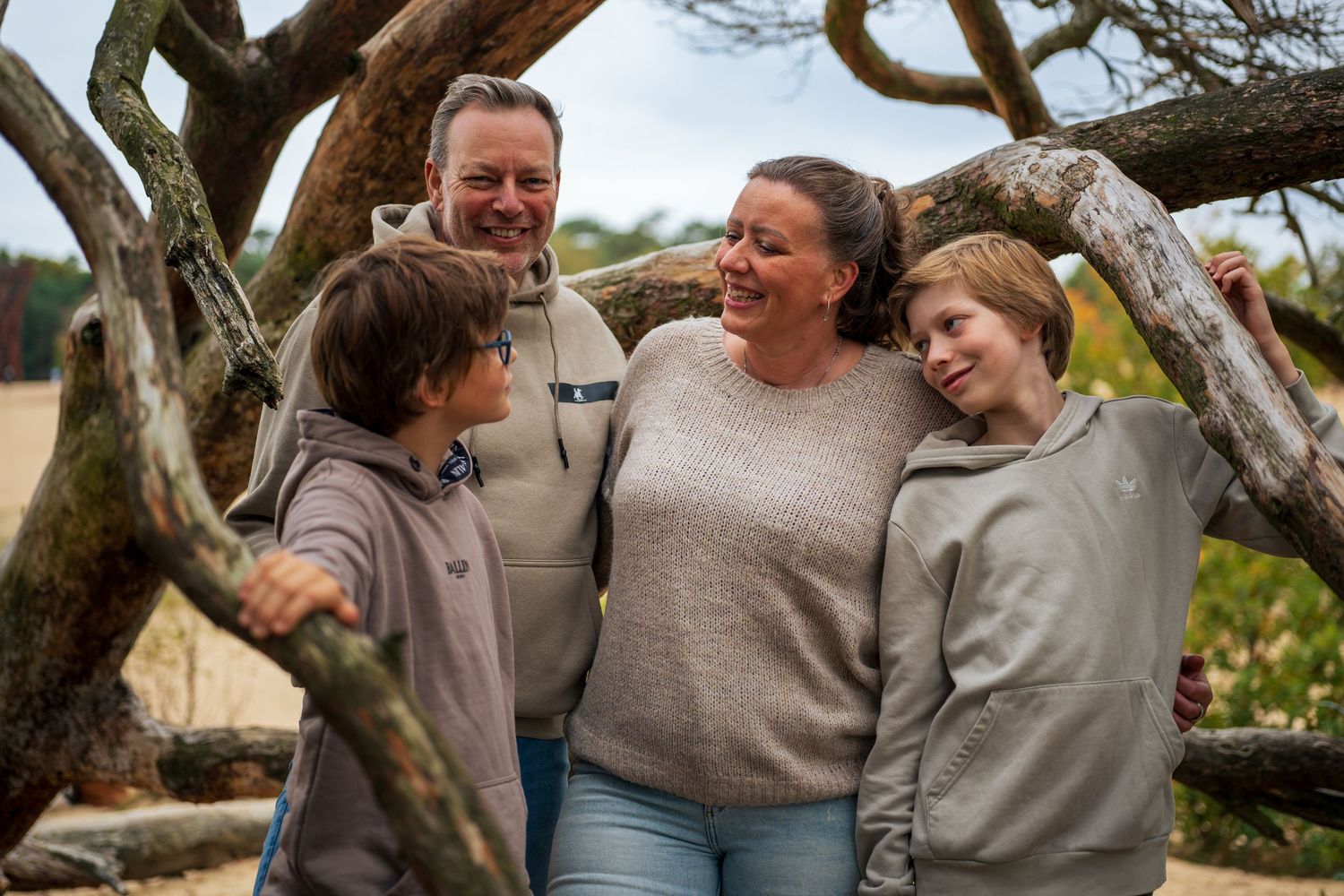 Shoot Kootwijkerzand, gezin Janneke