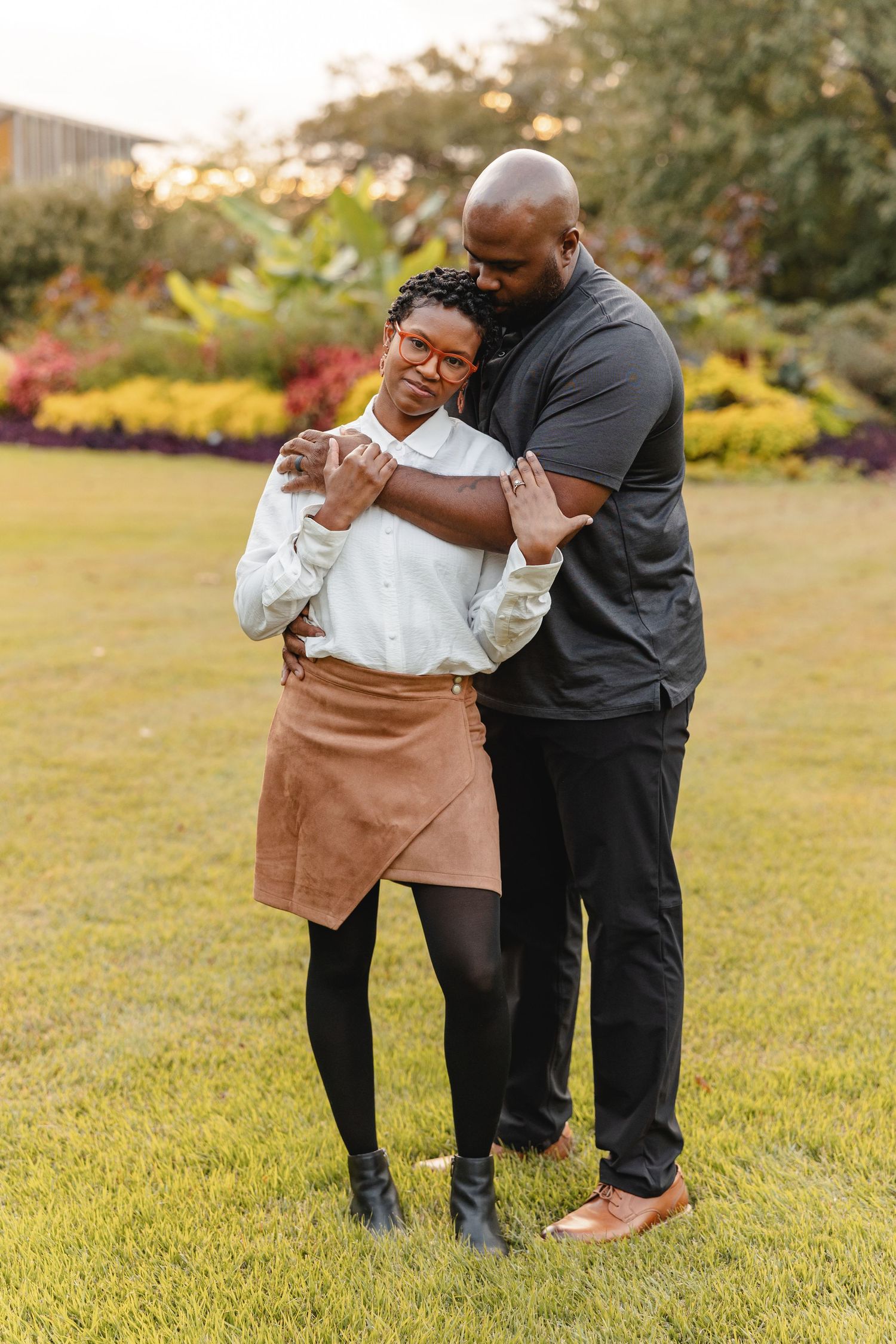 Portrait of a husband and wife by Memphis Family Photographer Emily Joy Photography
