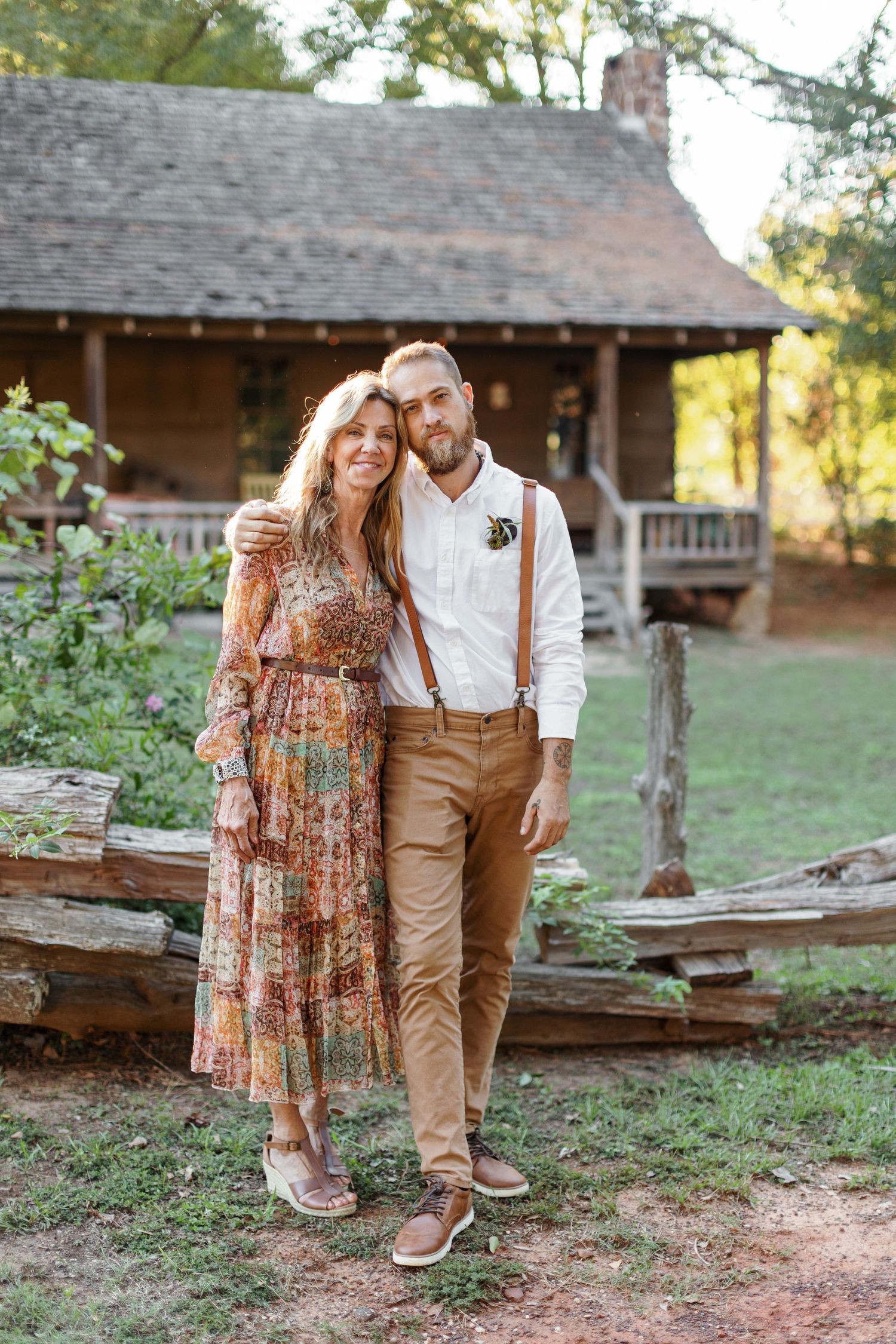Groom and his mother in a portrait photographed by Emily Joy Photography, now a wedding photographer in Memphis, TN.
