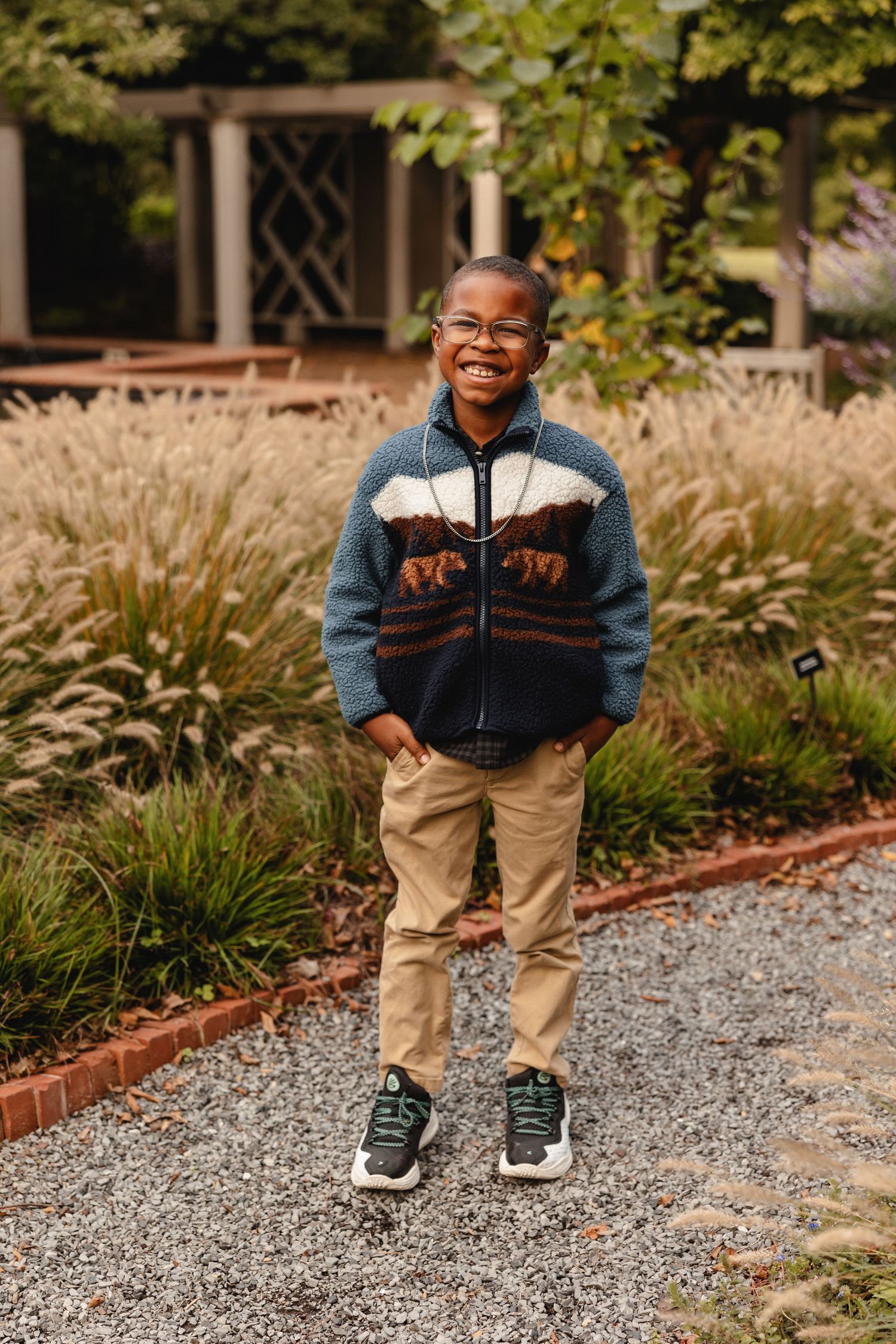 Portrait of a smiling boy by Memphis Family Photographer Emily Joy Photography