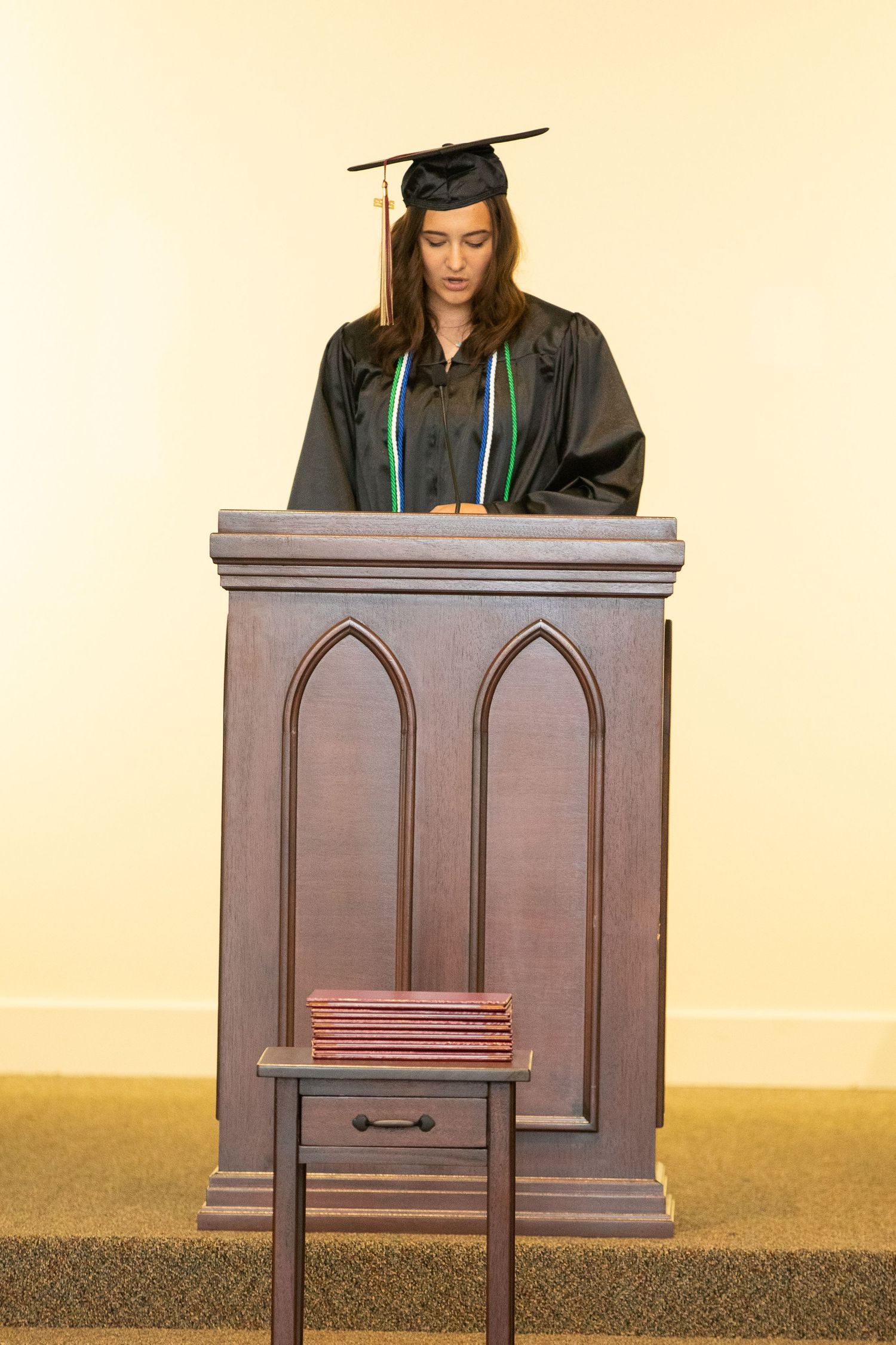 A graduation portrait by Emily Joy Photography, now a wedding photographer in Memphis, TN.