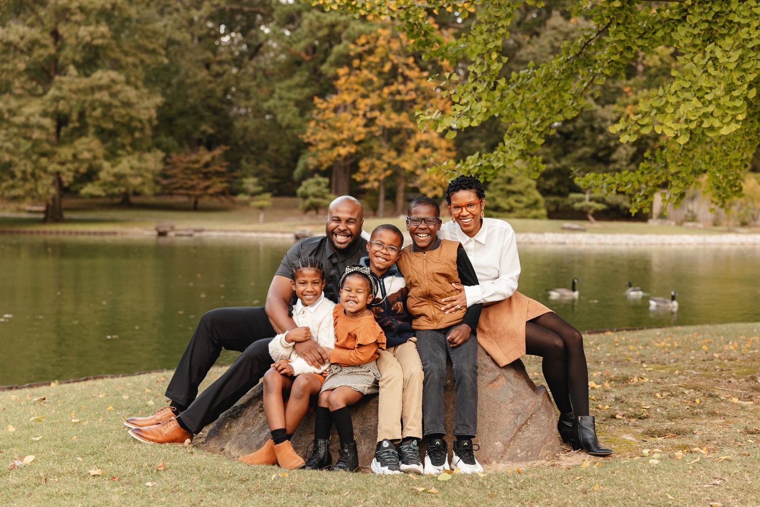 Family portrait by Memphis Family Photographer Emily Joy Photography