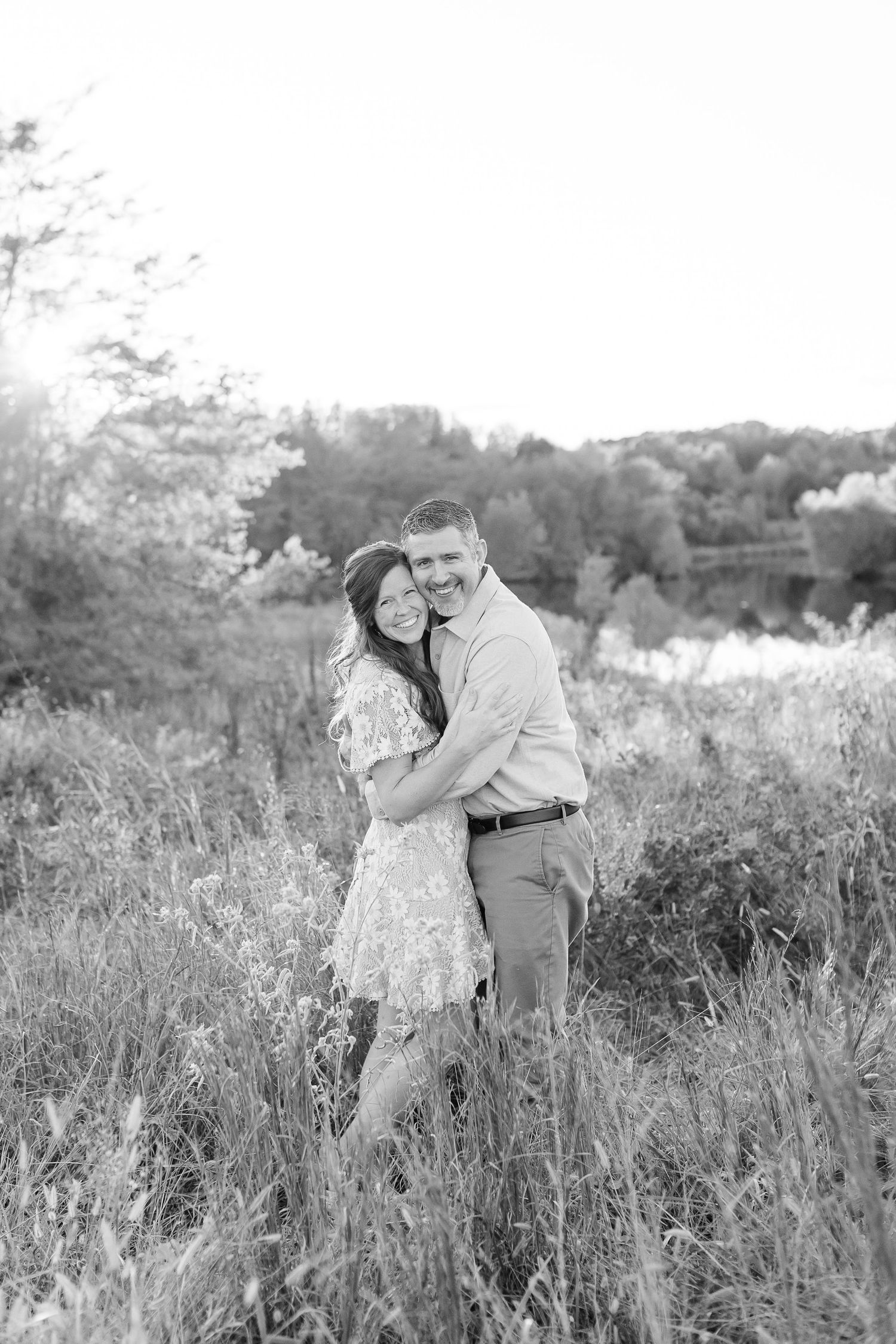 A picture of Emily Atwood with her husband Preston Atwood. Emily is the owner of Emily Joy Photography and does fine art wedding photography