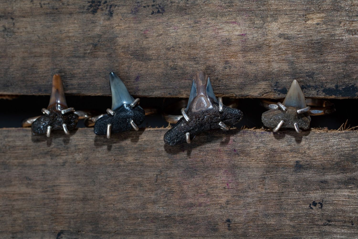 Rustic wooden wall texture with vintage nails and hardware details.