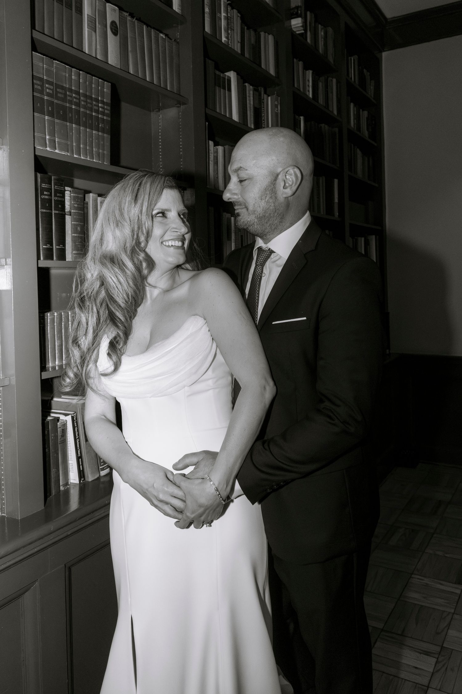 Documentary wedding ceremony at RCC Rochester NY shot on film