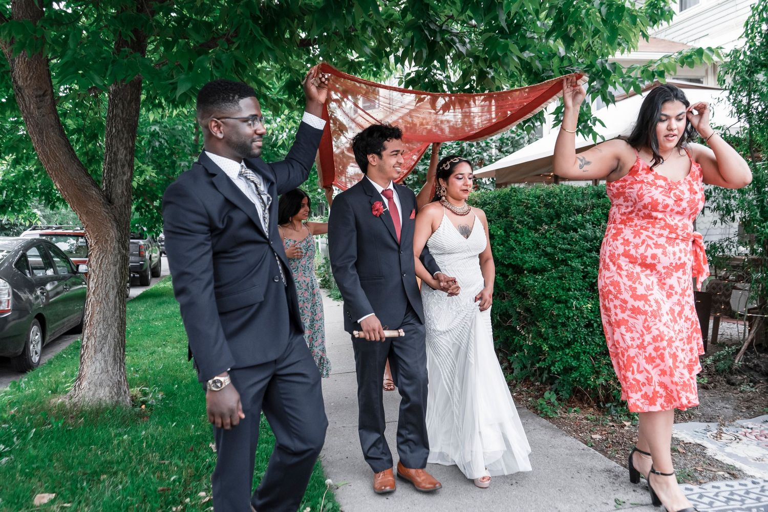 Documentary Elopement ceremony in Ithaca NY shot on film