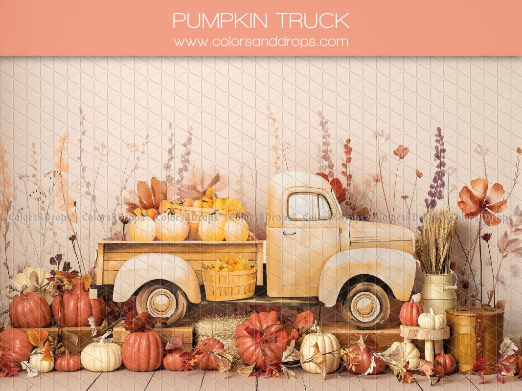 Décor photoshoot mini-session spécial automne pour les plus petits.