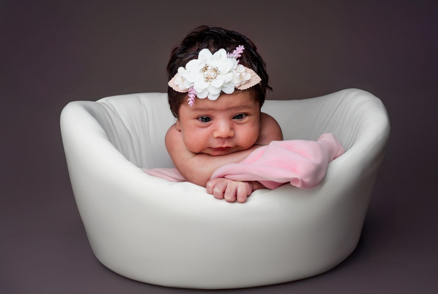 Newborn girl photoshoot