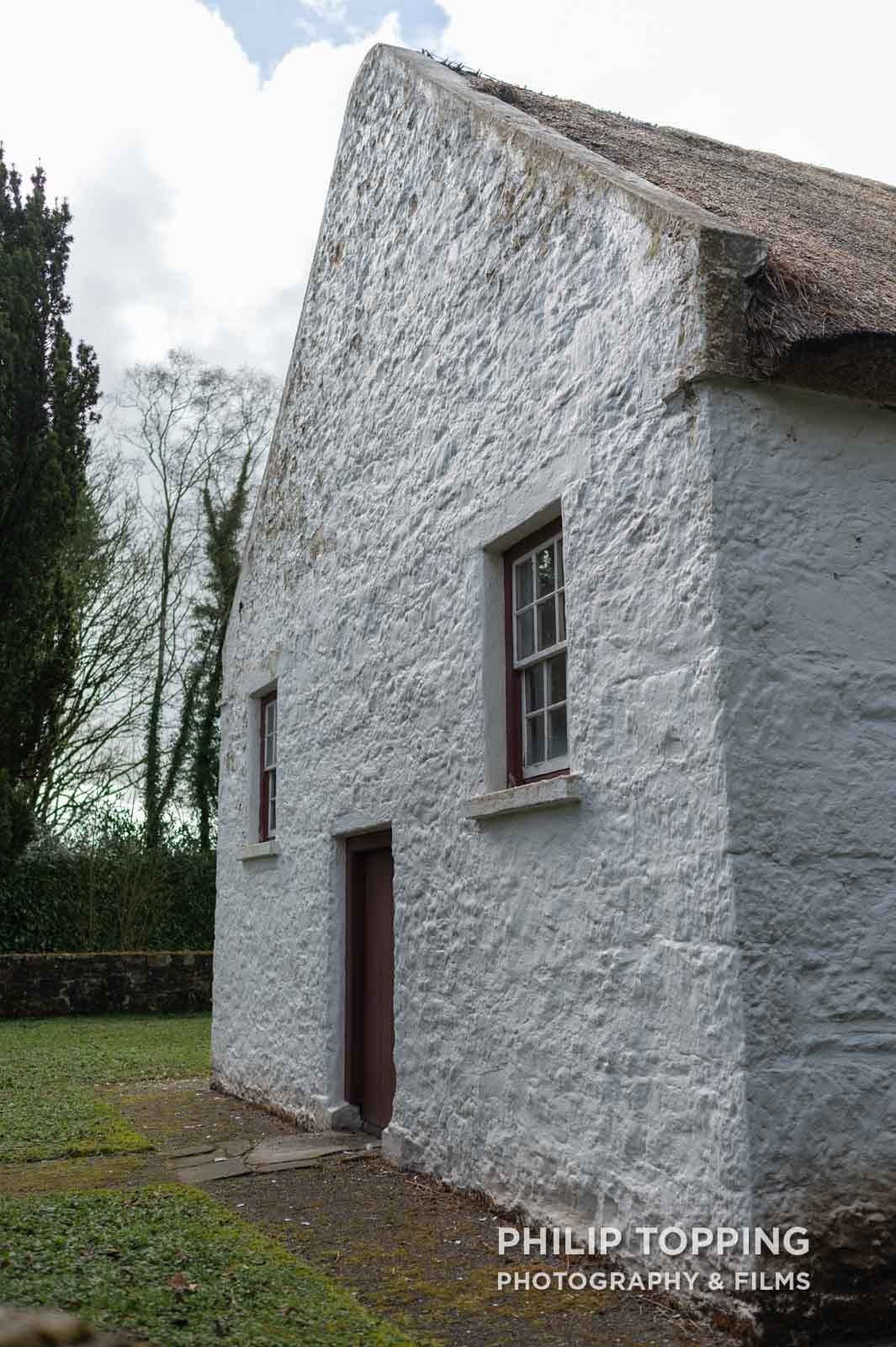 Door at the side of the house.