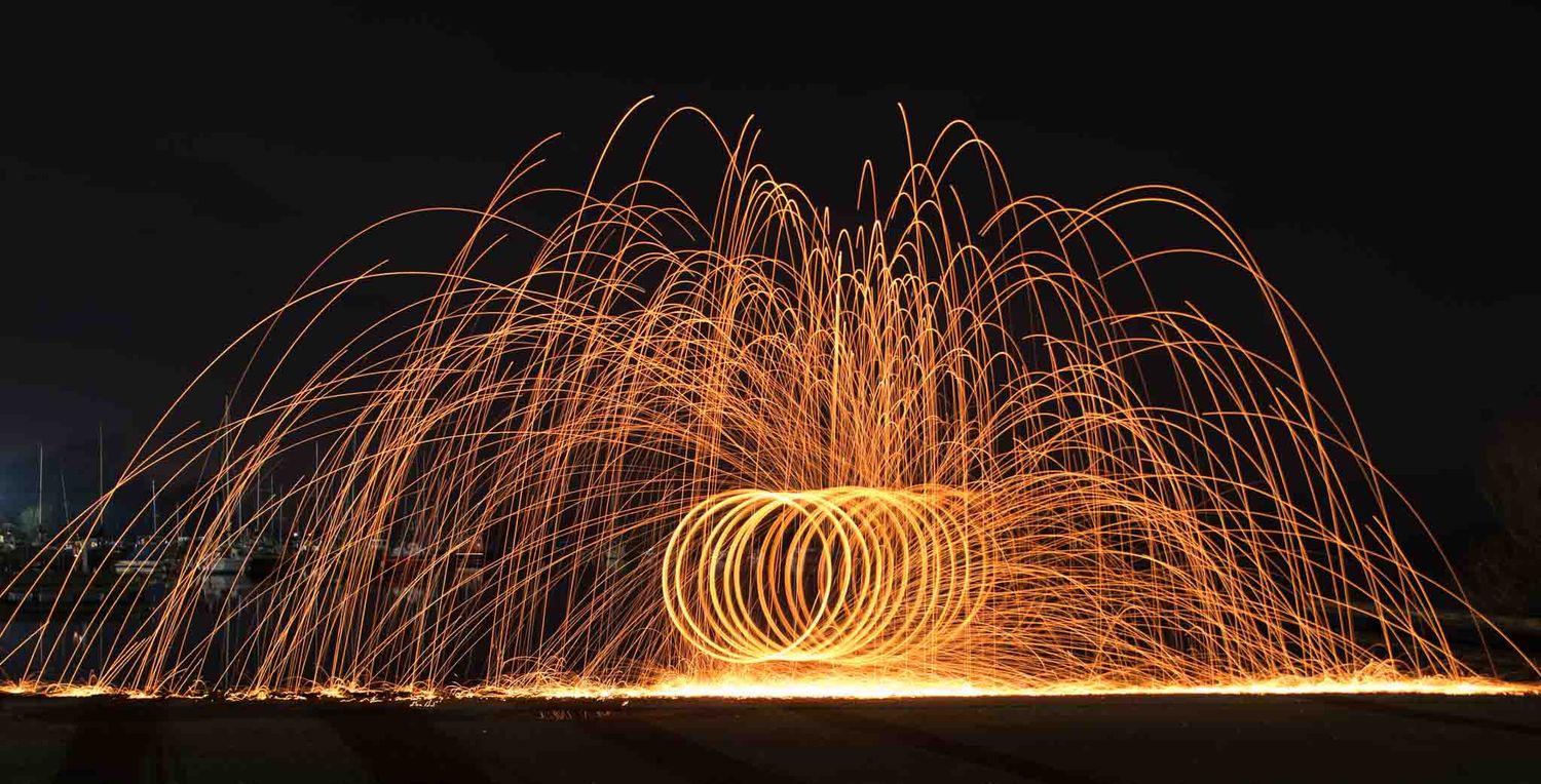 Light painting in Tannaghmore Gardens, Craigavon, with Focus Photography Club.