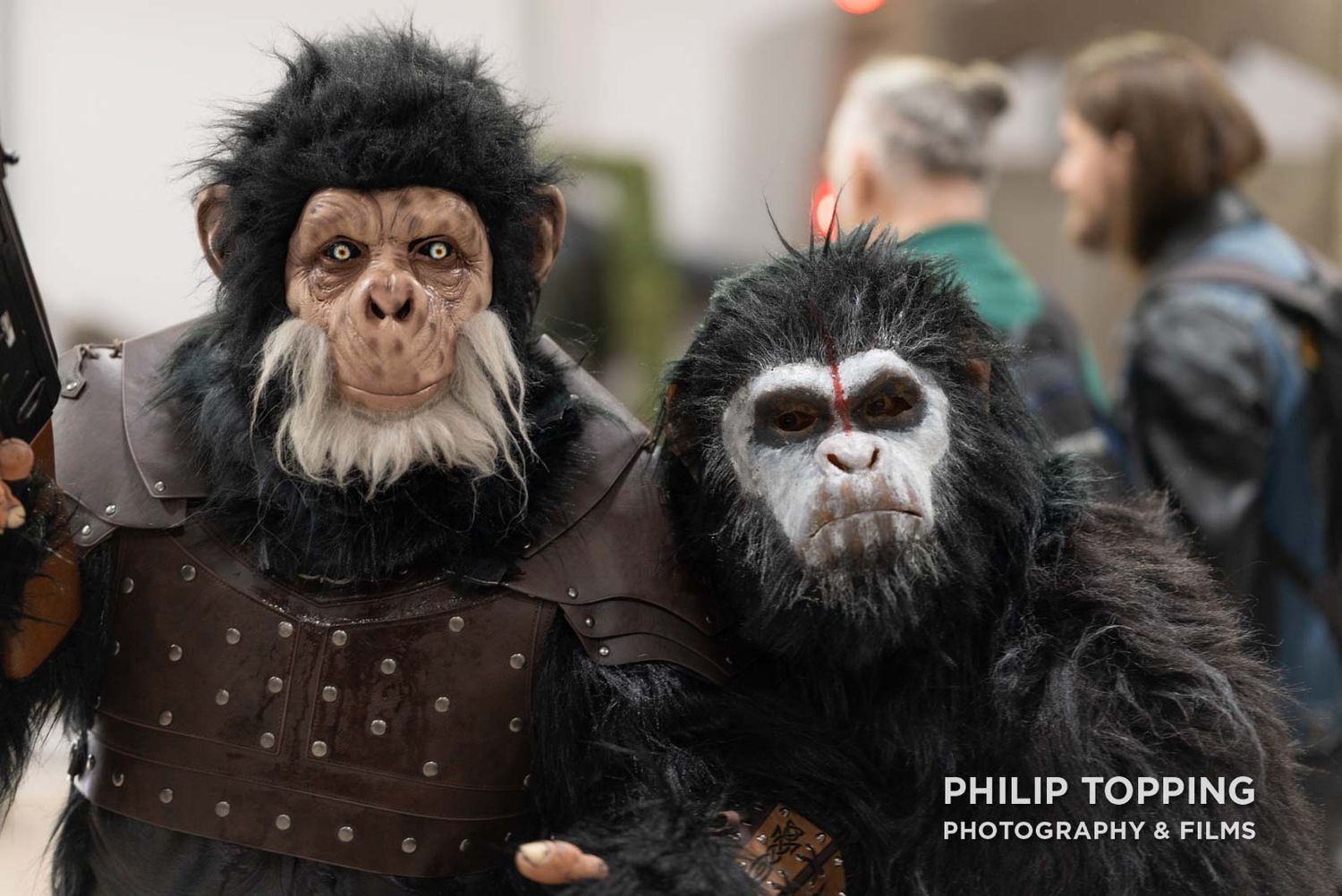 Two from the Planet of the Apes movie.