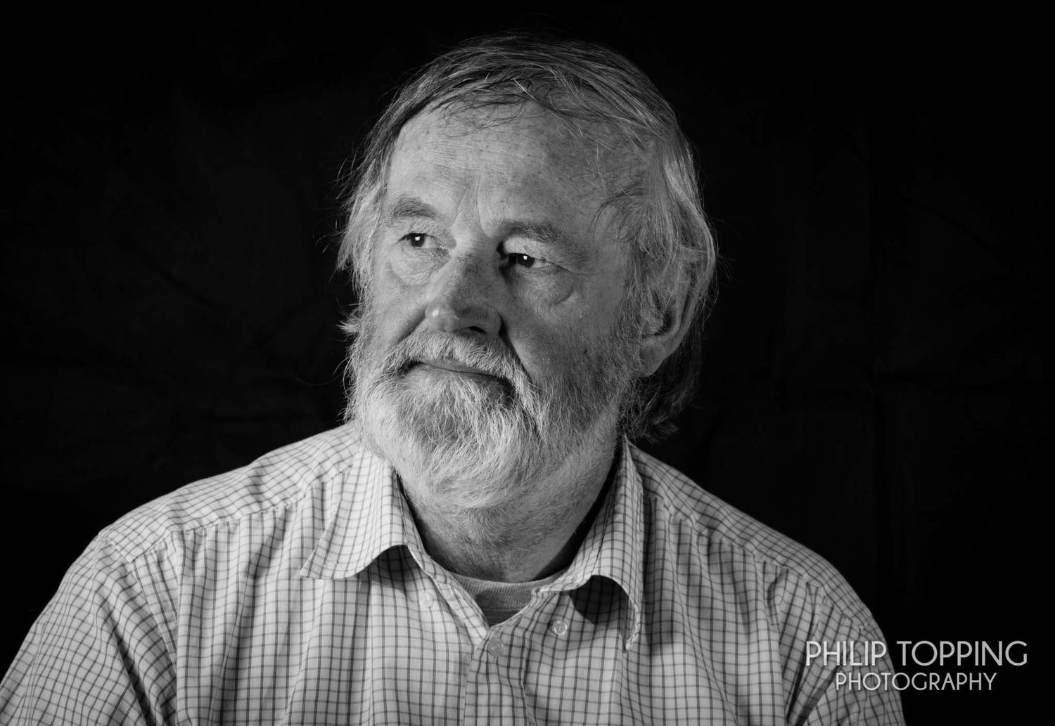 Mono portrait photographed as part of Dungannon and Cookstown Camera Club.
