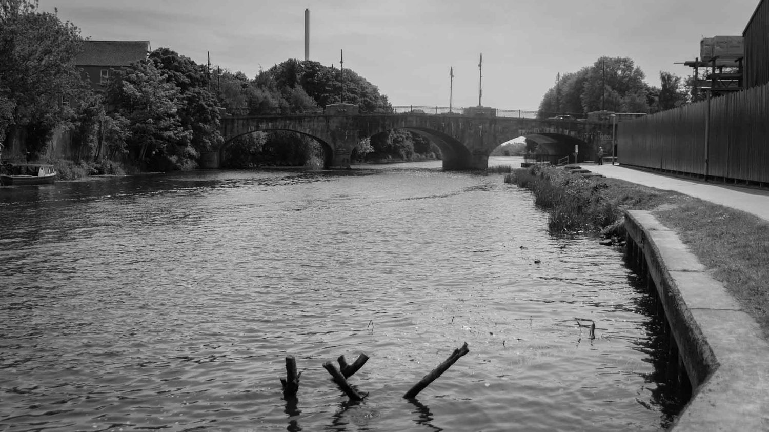 River Bann with the Bann Bridge in the distance.