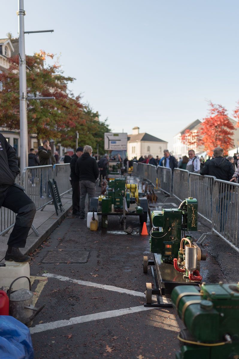 Small steam engines.