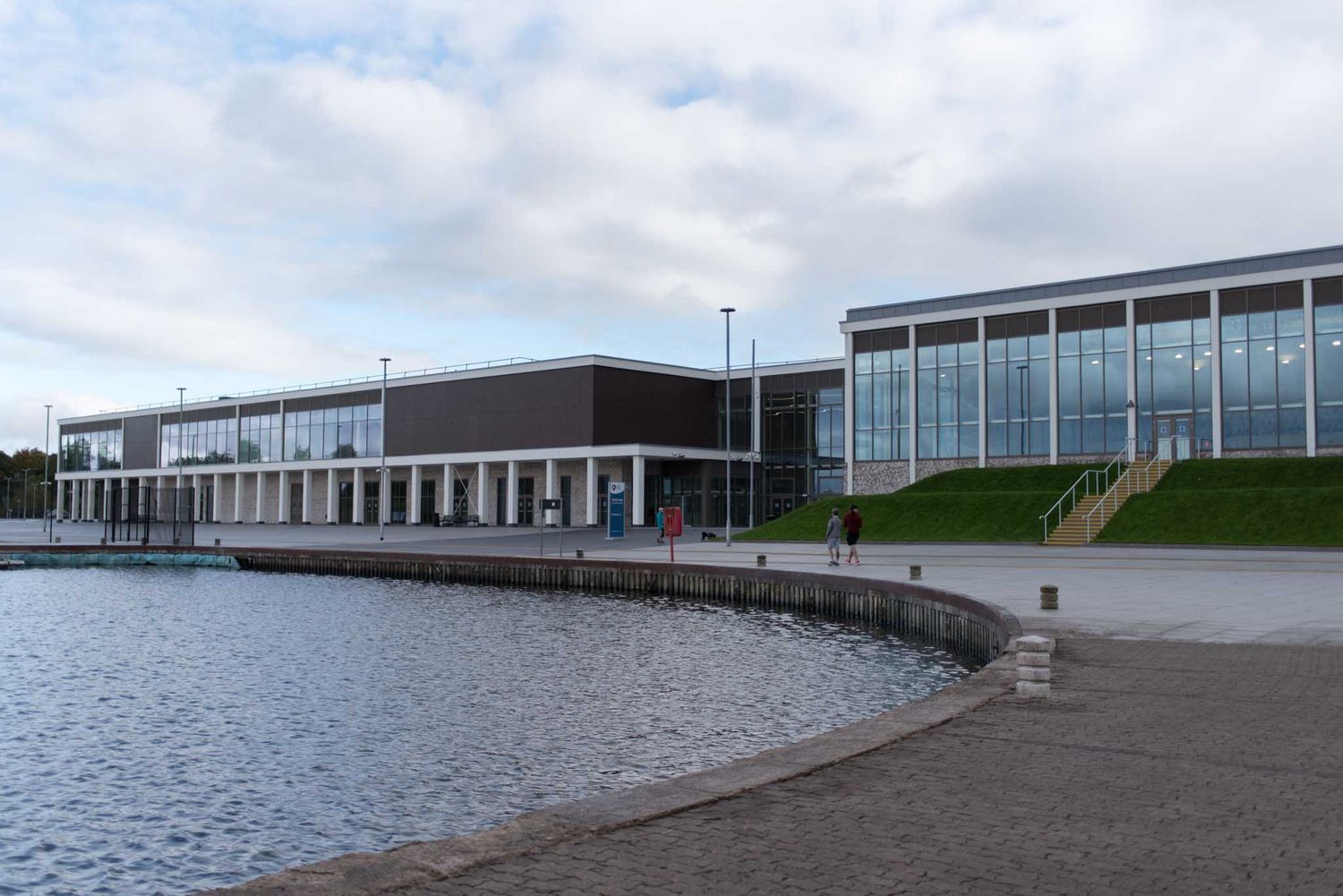 The leisure centre beside Craigavon Lakes.
