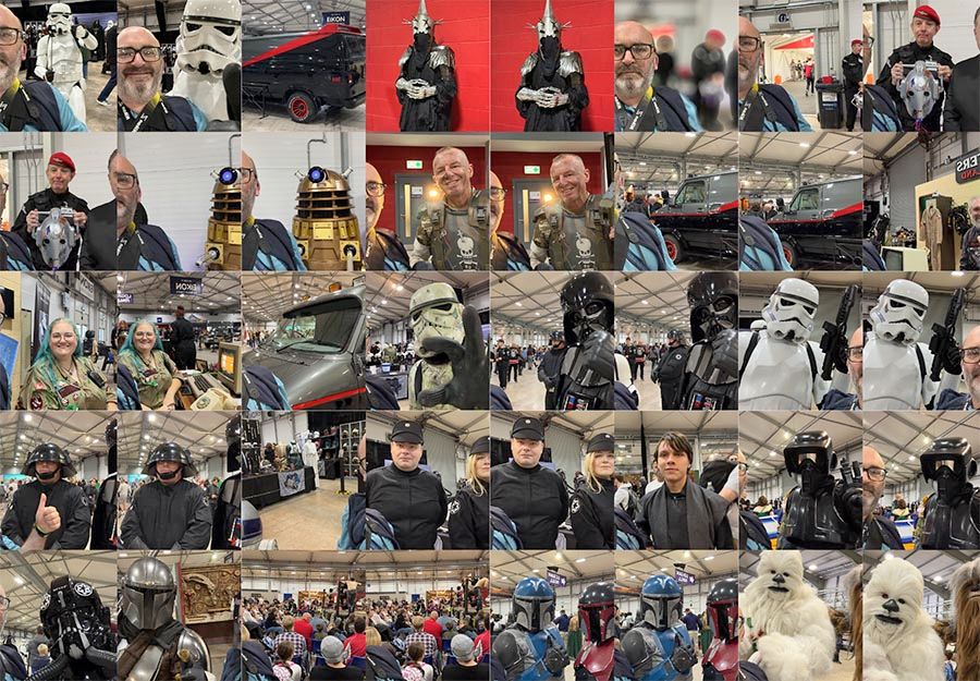 A collage of cosplayers I photographed at the Comic Con on Sunday.