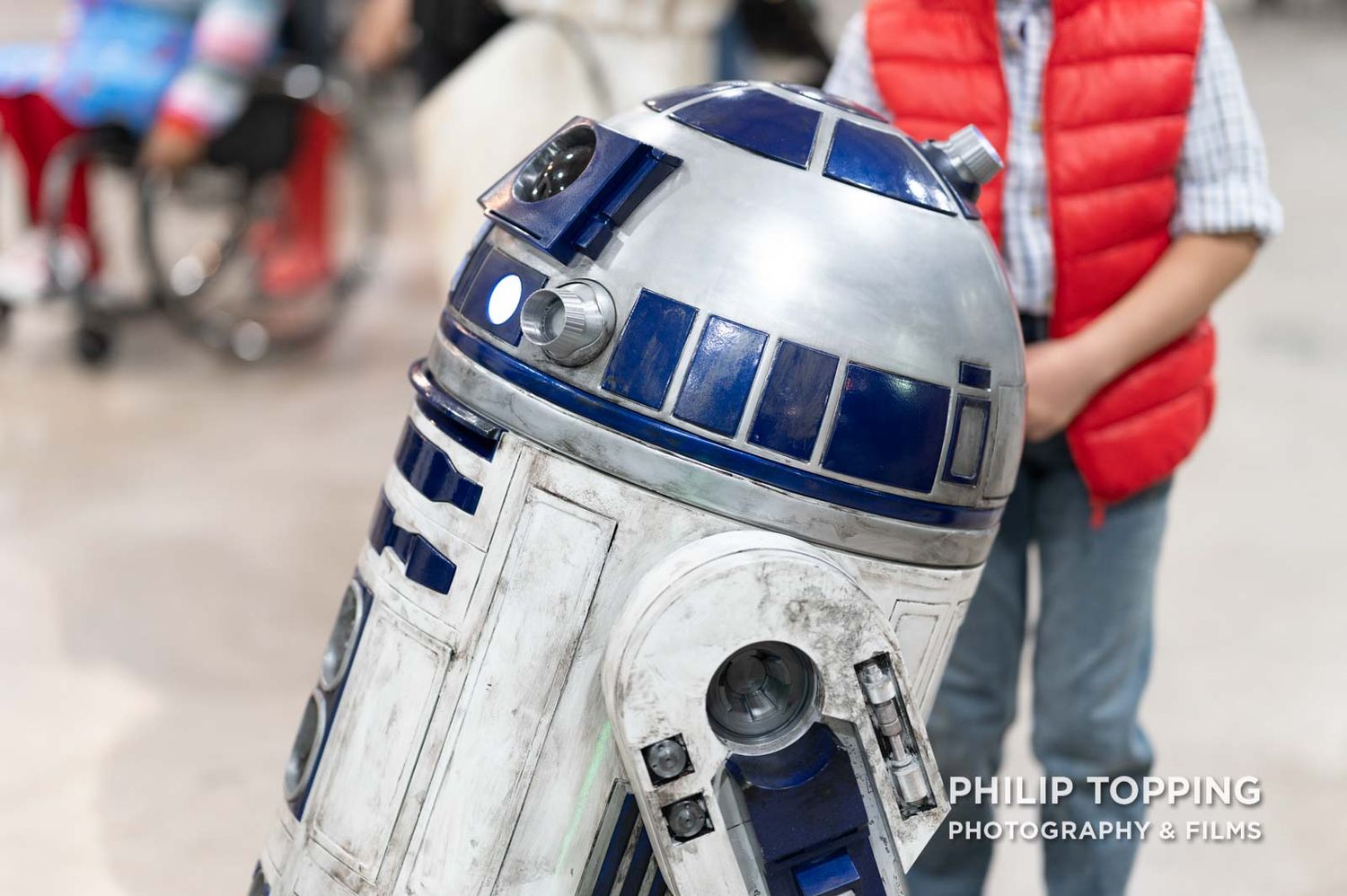 Close-up of R2-D2.