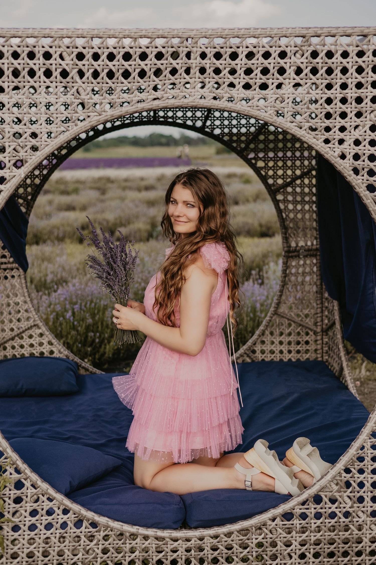 Meet Toronto family photographer Krystyna Vlady, capturing motherhood and family stories with heart in a beautiful lavender field.