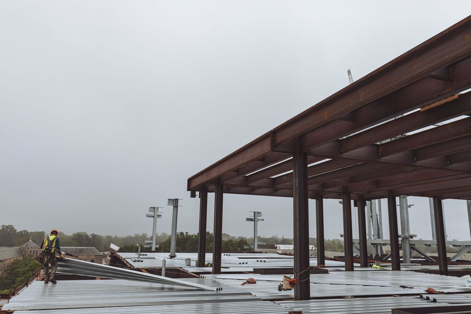 Commercial jobsite in Villanova Pennsylvania image created by Timothy Renteria Photography