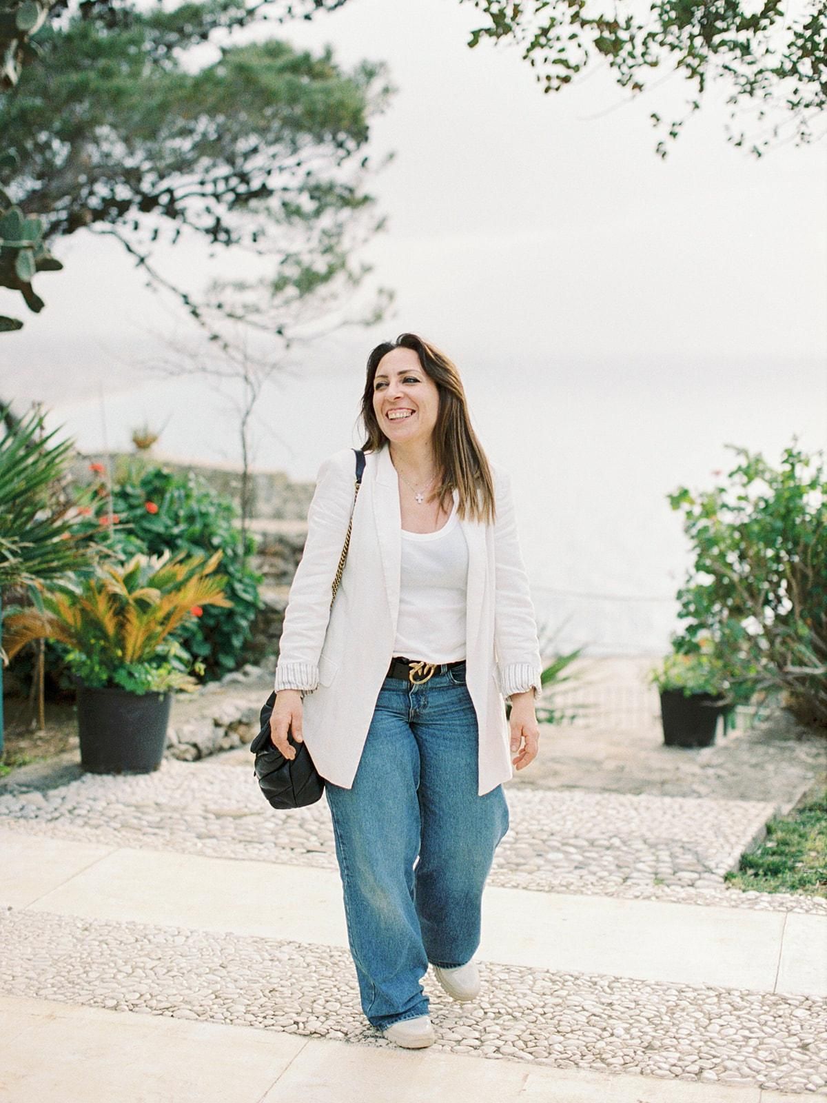 Maria Mannino during Wedding day in Sicily.
