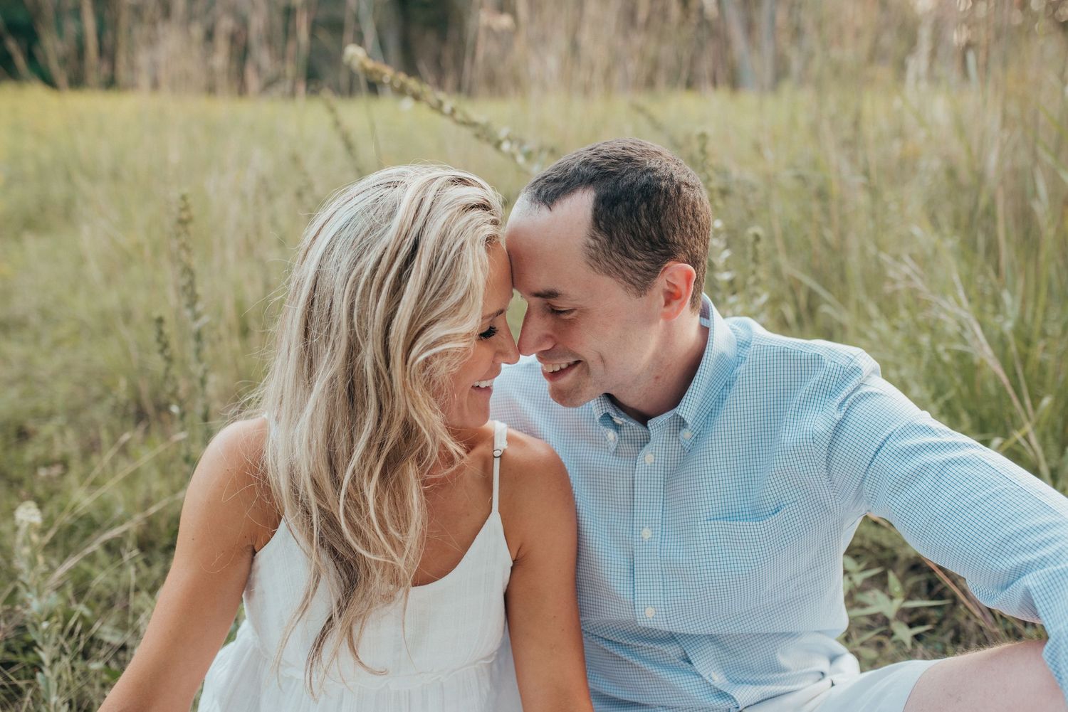 Outdoor family session couples