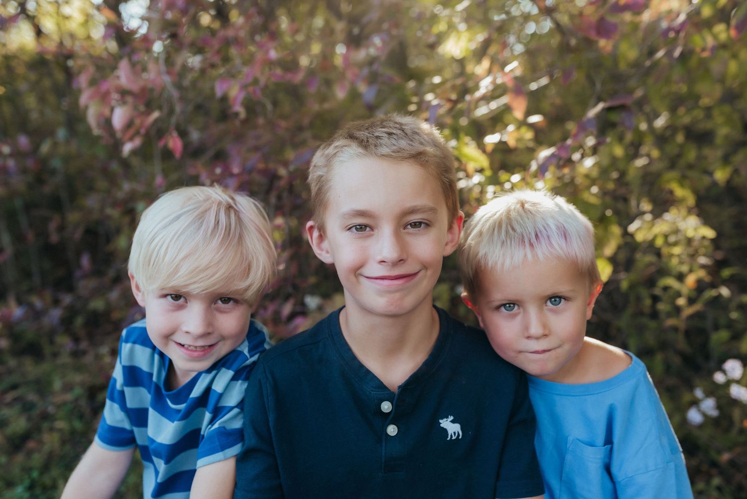Childhood family session portrait siblings